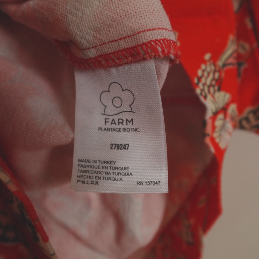 FARM Rio Orange Floral Printed Romper - Picture 10 of 16